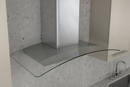 Zephyr Ravenna 30" Stainless Steel With Clear Glass Wall Hood - Image 3