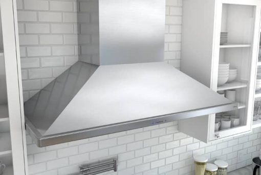 Zephyr Siena Pro 48" Stainless Steel Chimney Wall Hood - Image 2