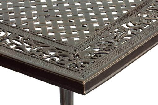 Hanover 9-Piece Square Manor Dining Patio Set - Image 6