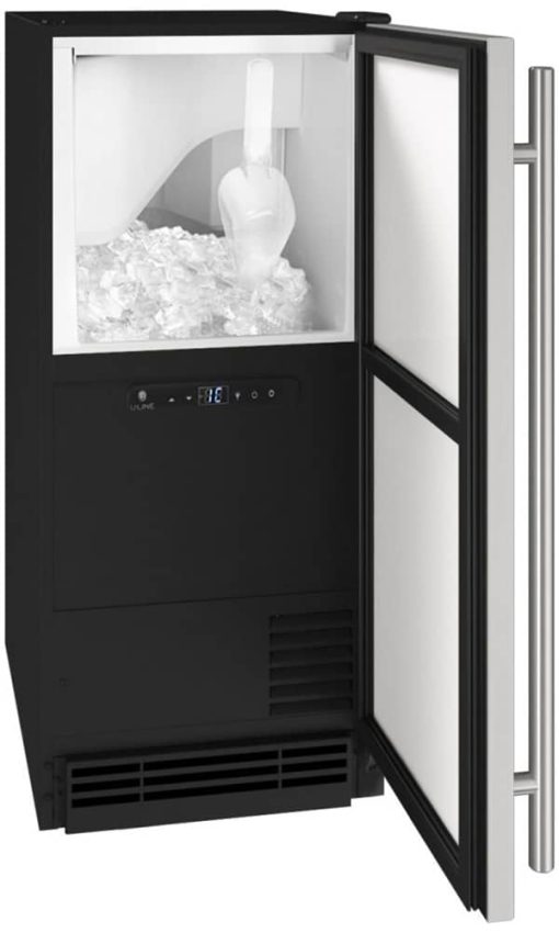 U-Line 1 Class 15" Stainless Steel Clear Ice Machine - Image 2