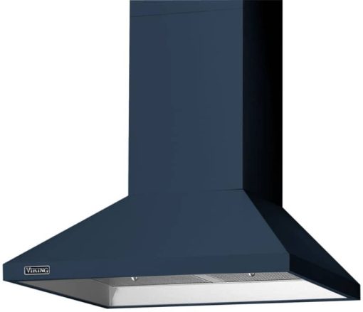 Viking 36" Slate Blue Chimney Wall Hood + Ventilator