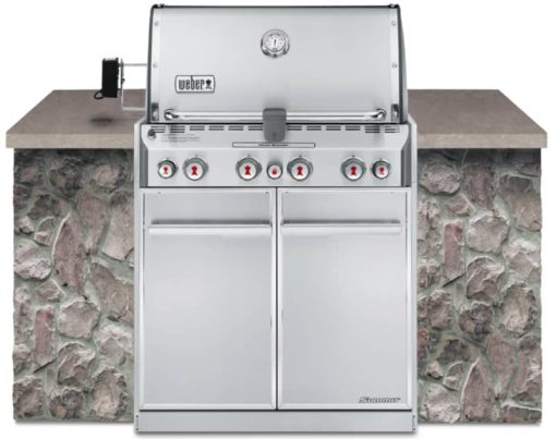Weber Summit S-460 Stainless Steel Built-In Liquid Propane Gas Grill