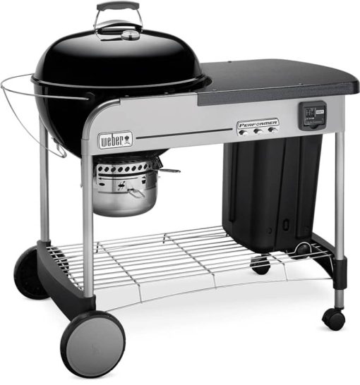 Weber 22" Black Performer Premium Charcoal Grill - Image 2