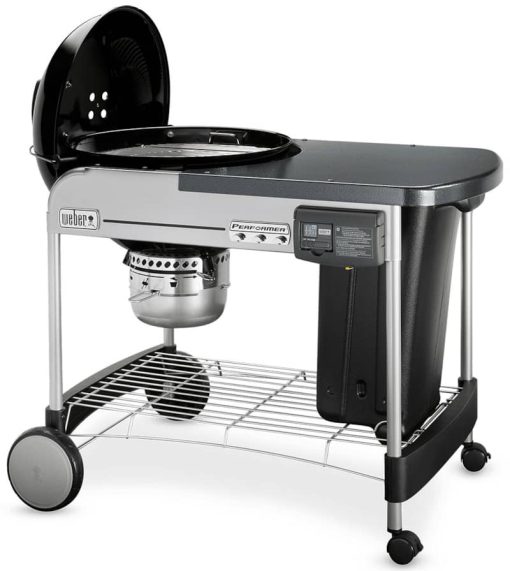 Weber 22" Black Performer Deluxe Charcoal Grill - Image 4