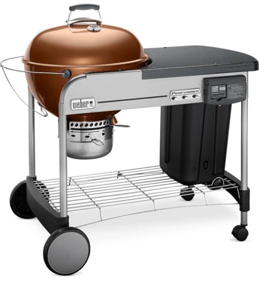 Weber 22" Copper Performer Deluxe Charcoal Grill - Image 2