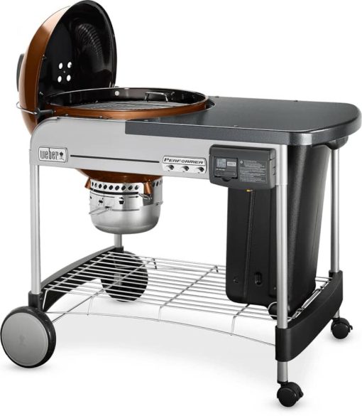 Weber 22" Copper Performer Deluxe Charcoal Grill - Image 4