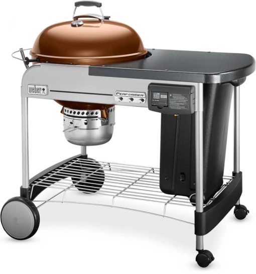 Weber 22" Copper Performer Deluxe Charcoal Grill - Image 3