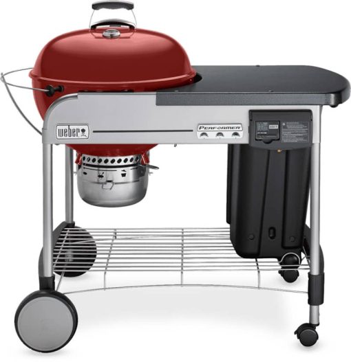 Weber 22" Crimson Performer Deluxe Charcoal Grill