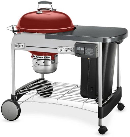 Weber 22" Crimson Performer Deluxe Charcoal Grill - Image 3