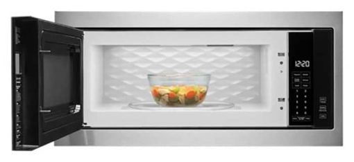 Whirlpool 1.1 Cu. Ft. Stainless Steel Built-In Microwave With Slim Trim Kit - Image 2