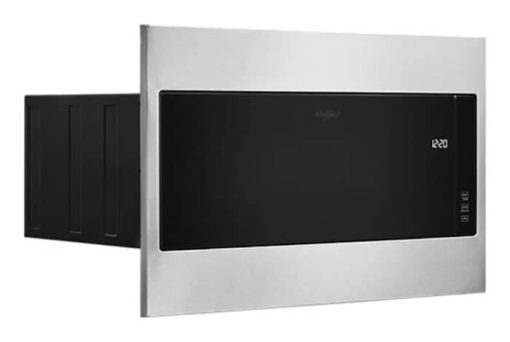 Whirlpool 1.1 Cu. Ft. Stainless Steel Built-In Microwave With Standard Trim Kit - Image 6