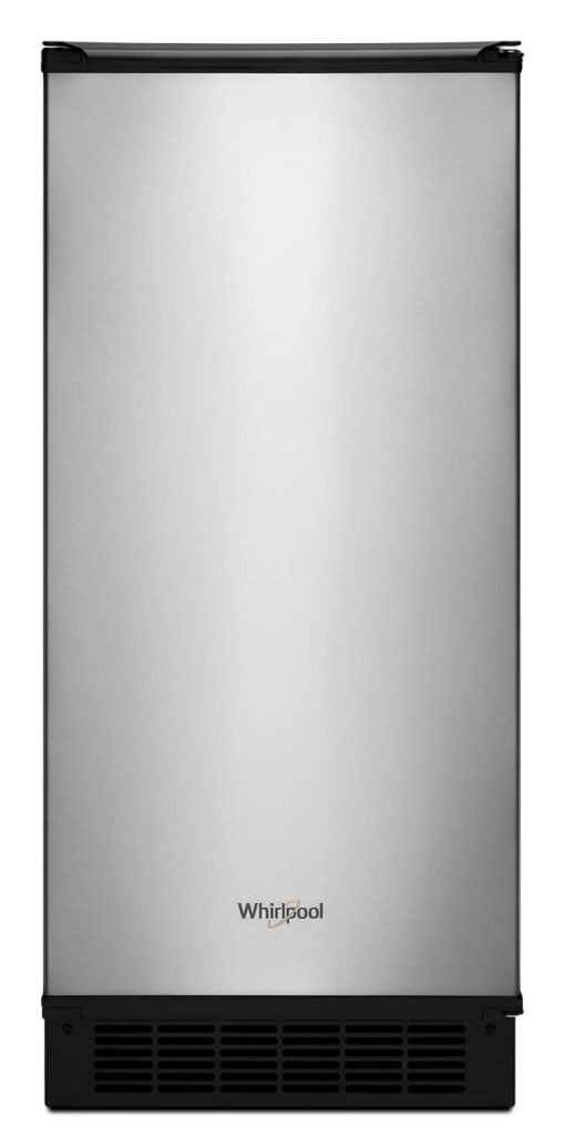 Whirlpool 15" Fingerprint Resistant Stainless Steel Icemaker With Clear Ice Technology