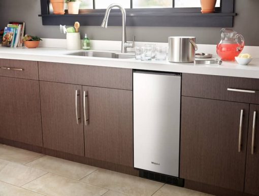 Whirlpool 15" Fingerprint Resistant Stainless Steel Icemaker With Clear Ice Technology - Image 5