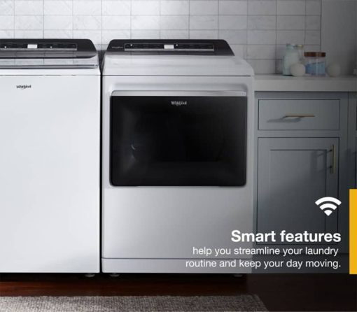 Whirlpool 7.4 Cu. Ft. White Front Load Gas Dryer With Advanced Moisture Sensing - Image 7