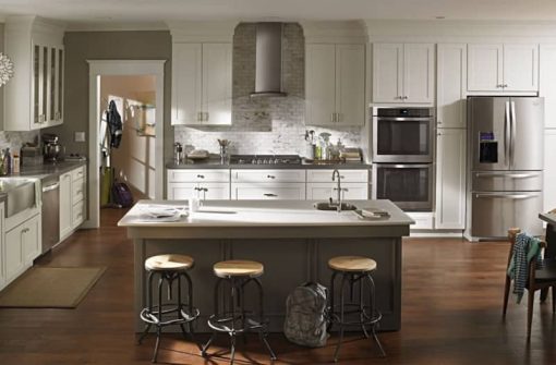Whirlpool 36" Modern Glass Island Mount Range Hood - Image 6