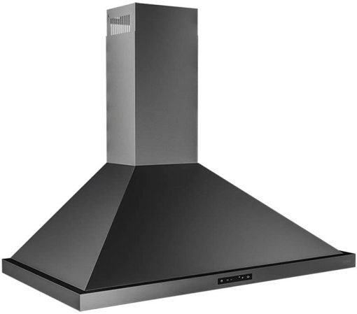 Zephyr Ombra 36" Black Stainless Steel Wall Hood