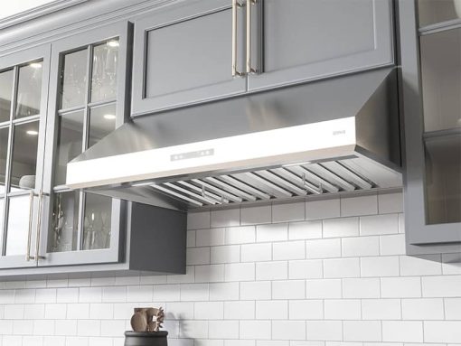 Zephyr ADA Tidal I 30" Stainless Steel Under-Cabinet Wall Hood - Image 3
