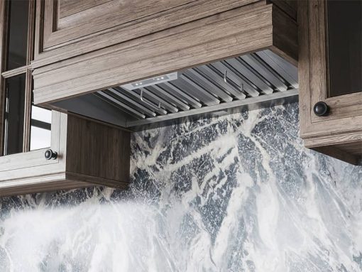 Zephyr Monsoon Connect 30" Stainless Steel Hood Insert - Image 2