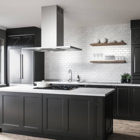 Zephyr Modena Island 42" Stainless Steel Island Hood - Image 5