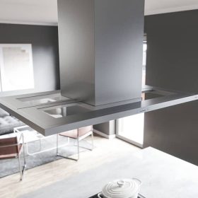 Zephyr Modena Island 42" Stainless Steel Island Hood - Image 3