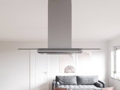 Zephyr Verona 36" Stainless Steel Island Hood With Glass Canopy - Image 5