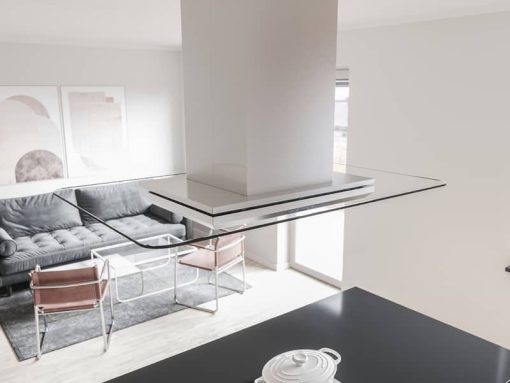 Zephyr Verona 36" Stainless Steel Island Hood With Glass Canopy - Image 6