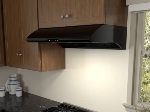 Zephyr Typhoon 36" Black Under-Cabinet Hood