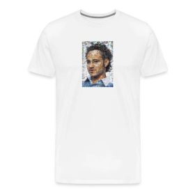 Mosaic of Insight: Portrait of Alex Karp T-Shirt – Tech Enthusiasts & Data Visionaries Tee