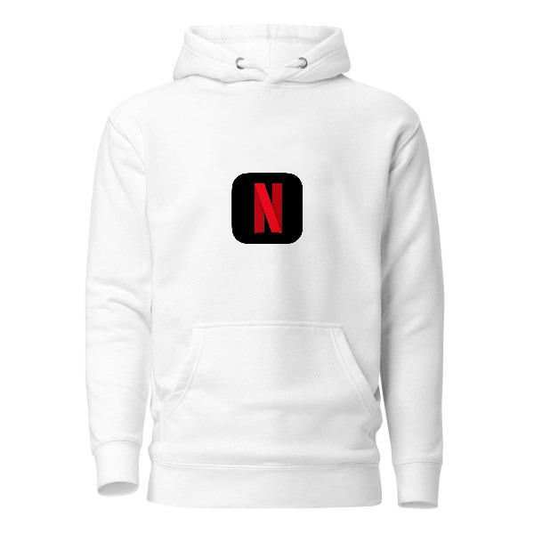 Classic Netflix N Logo Hoodie – Casual Unisex Sweatshirt - Image 3
