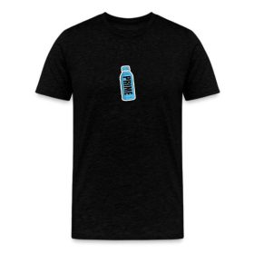 Blue PRIME Energy Logo Shirt, Classic Crew Neck Cotton T-Shirt