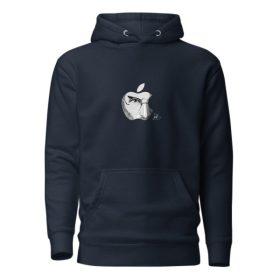 Steve Inspired Hoodie – Minimalist Apple Graphic Sweatshirt