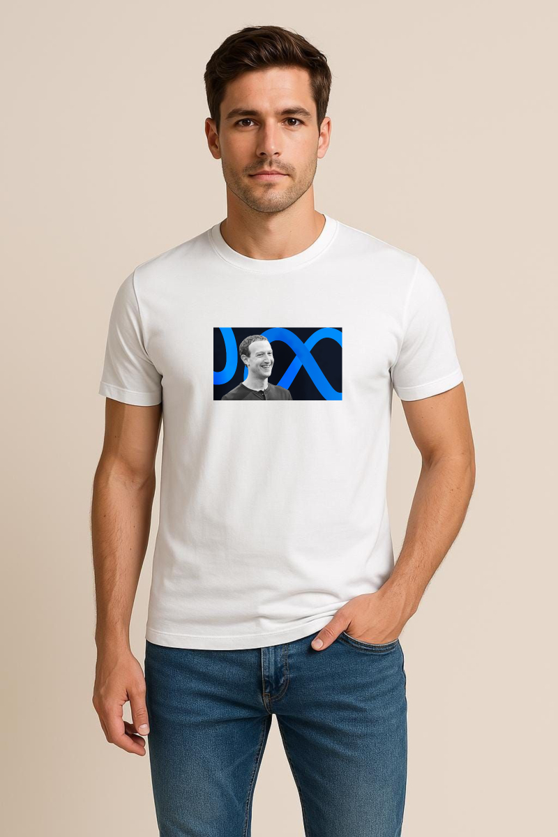 Mark Zuckerberg Meta T-Shirt – Tech Visionary Graphic Tee - Image 3