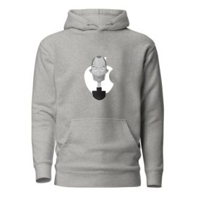 Steve Inspired Hoodie – Monochrome Apple Art Design