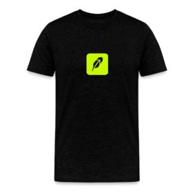 Robinhood Leaf Pattern Tee – Modern Streetwear Style