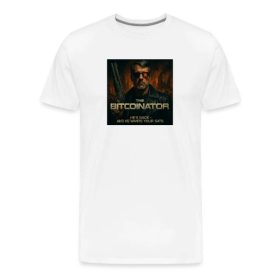 Bitcoin THE BITCOINATOR T-Shirt, BTC Tee, Crypto Shirt