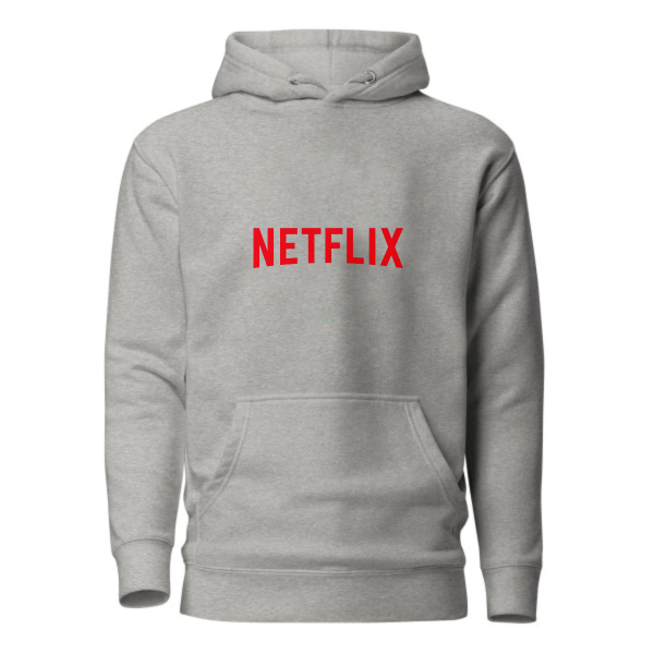 Netflix Inspired Hoodie – Cozy Logo Sweatshirt for Fans - Image 4