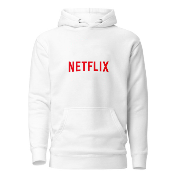 Netflix Inspired Hoodie – Cozy Logo Sweatshirt for Fans - Image 3