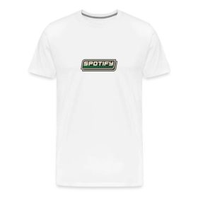 Spotify Music Mode T-Shirt Classic Crew Neck Cotton T-Shirt