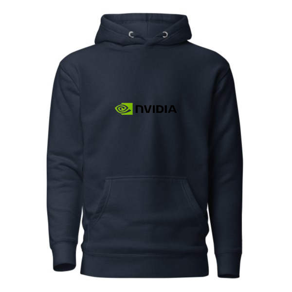 Tech Stock Hoodie – NVIDIA Logo Graphic Sweatshirt - Image 4