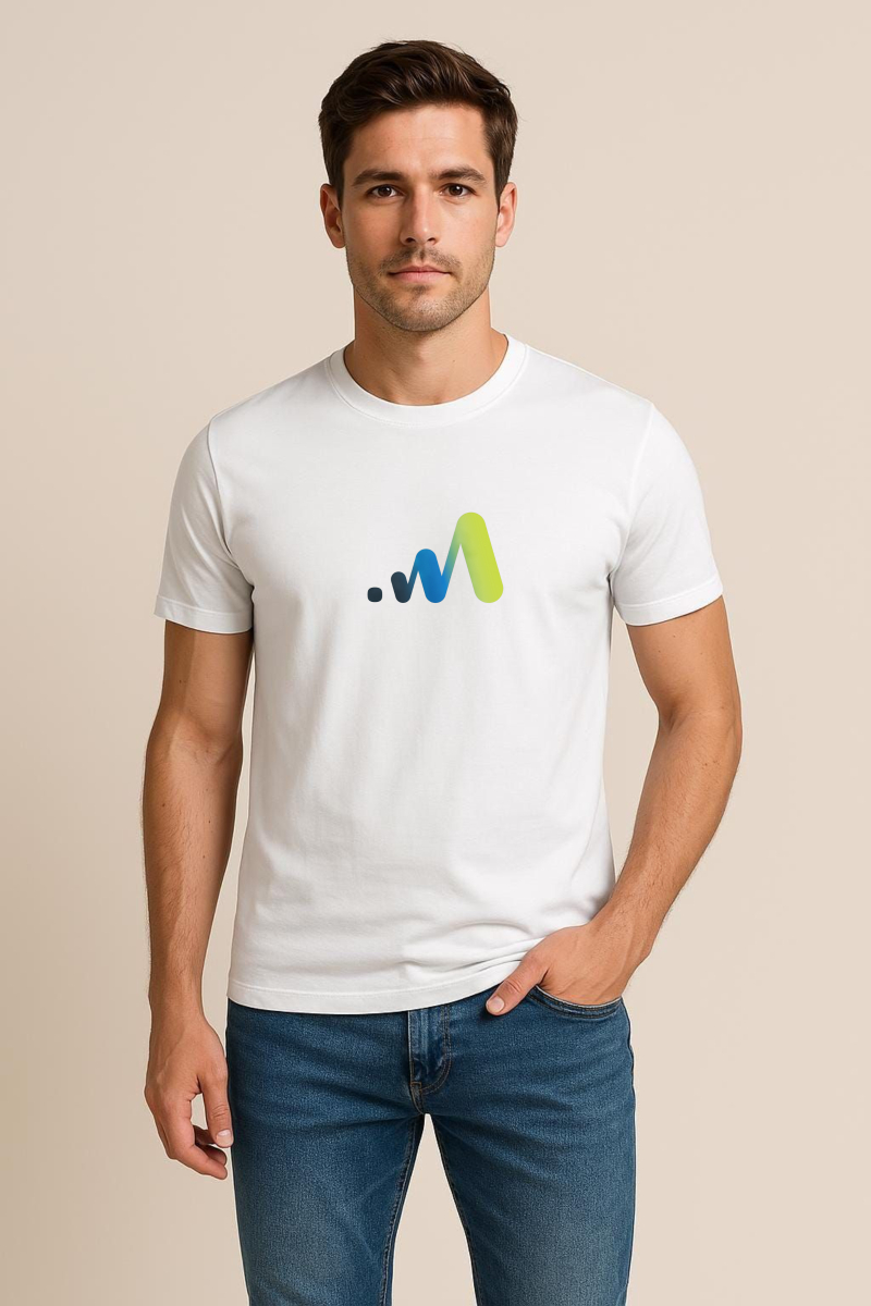 Simple Logo T-Shirt – Unisex Casual Tee with Viasat Design - Image 3