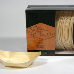Barco de madeira 13cm Pacote 50