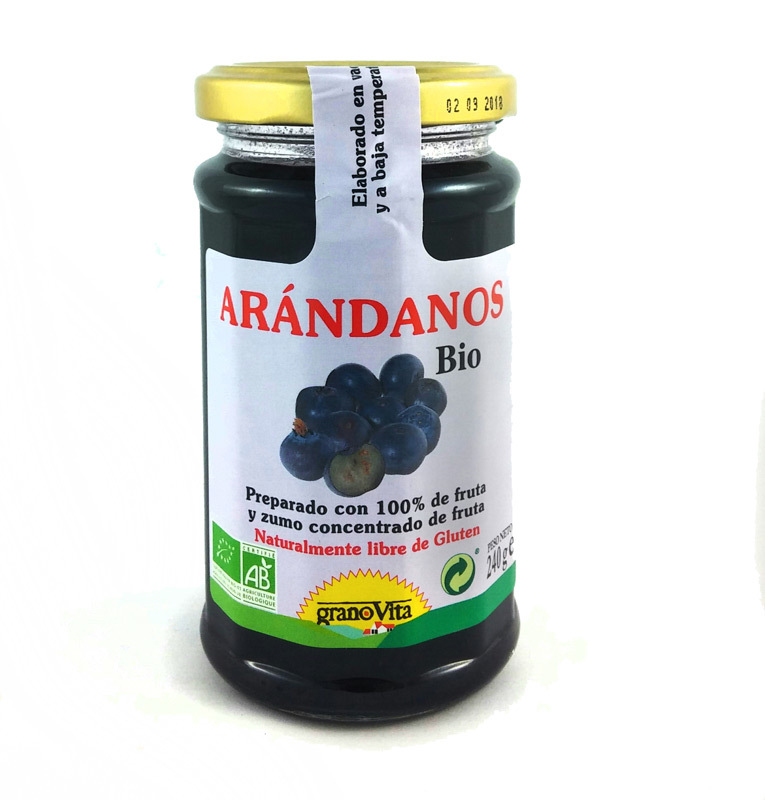 MERMELADA DE ARANDANOS BIO 240GR