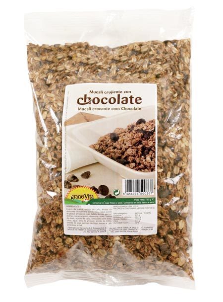 MUESLI CRUJIENTE CHOCOLATE 750GR.