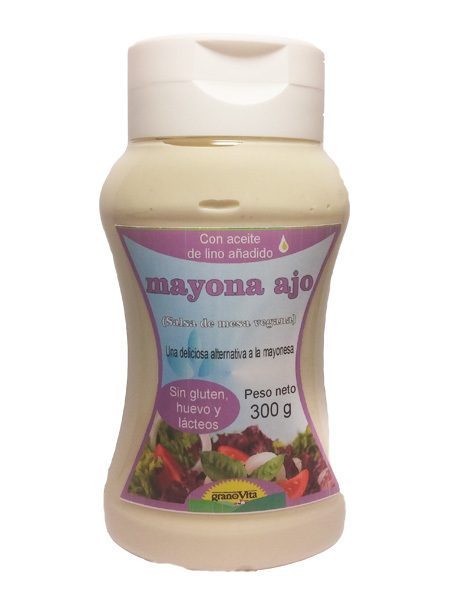 MAYONA AL AJO SIN HUEVO 300GR