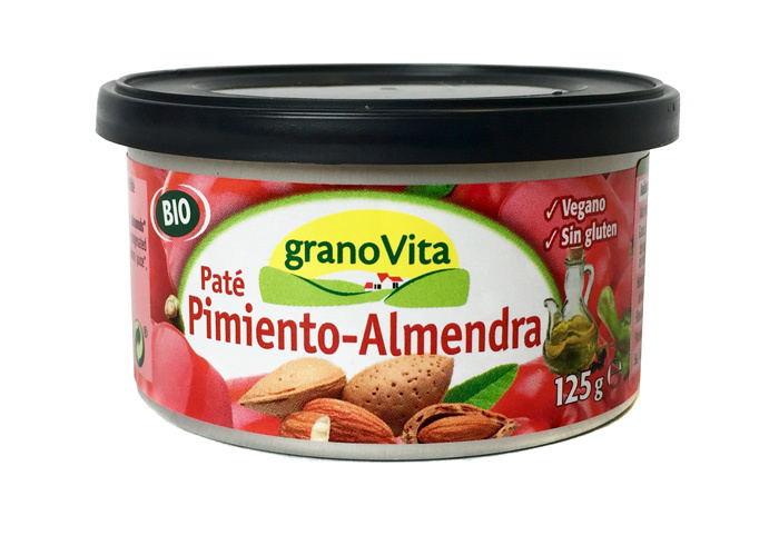 PATE PIMIENTO ALMENDRA BIO LATA 125GR