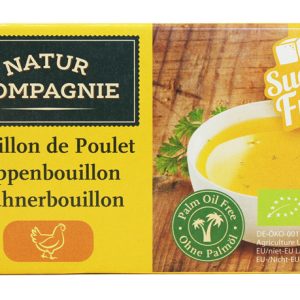 CALDO DE POLLO BIO EN PASTILLAS 88GR