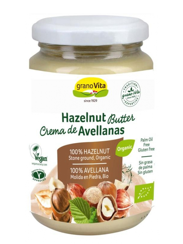 CREMA AVELLANAS BIO 350GR