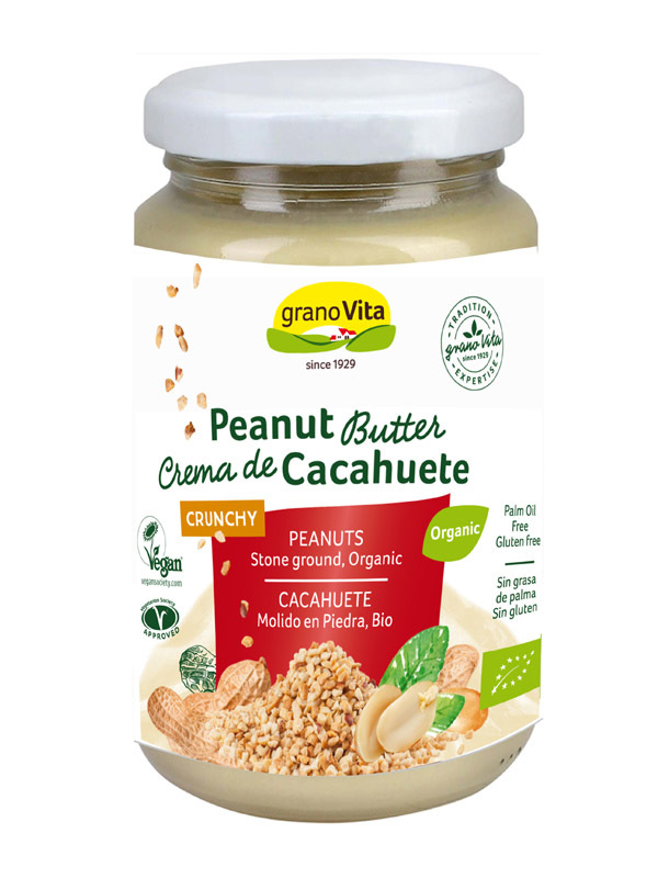CREMA CACAHUETE CRUNCHY BIO 350GR