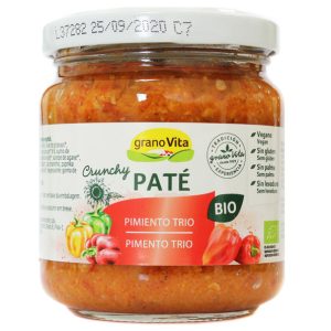 PATE CRUNCHY Y PIMIENTO TRIO BIO  175GR