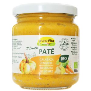 PATE MOUSSE DE CALABAZA Y JENGIBRE BIO  175GR